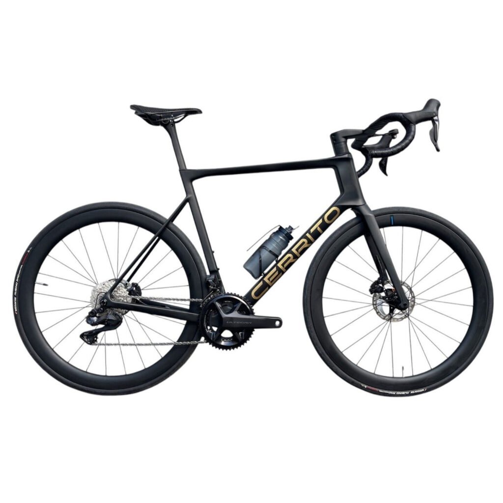Cerrito CR01 Carbon Rennrad in Hellgrau mit Shimano Ultegra Di2