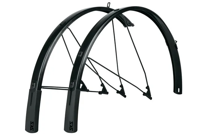 SKS Schutzblechgarnitur Bluemels Style Kunststoff 28" 46mm schwarz matt