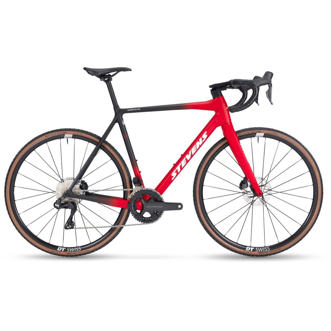 Stevens Super Prestige Di2 Red Black