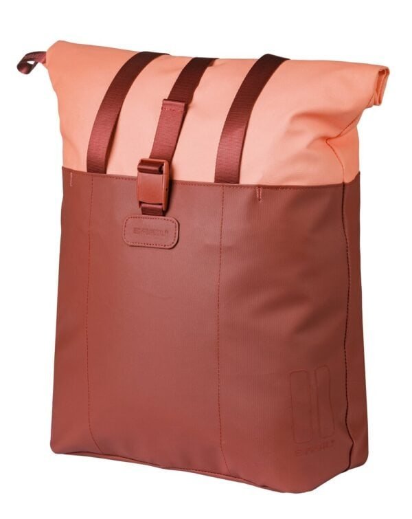 Basil Vive Shopper Gepäckträgertasche MIK Hooks 15-20L bordeaux/pink