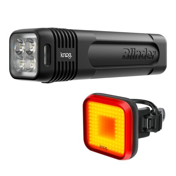 Knog Lichtset Blinder 600 & Blinder Square schwarz