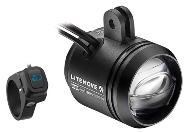 Litemove Scheinwerfer AE-200 E45 200/170 Lux Up ohne Halter ohne Reflektor