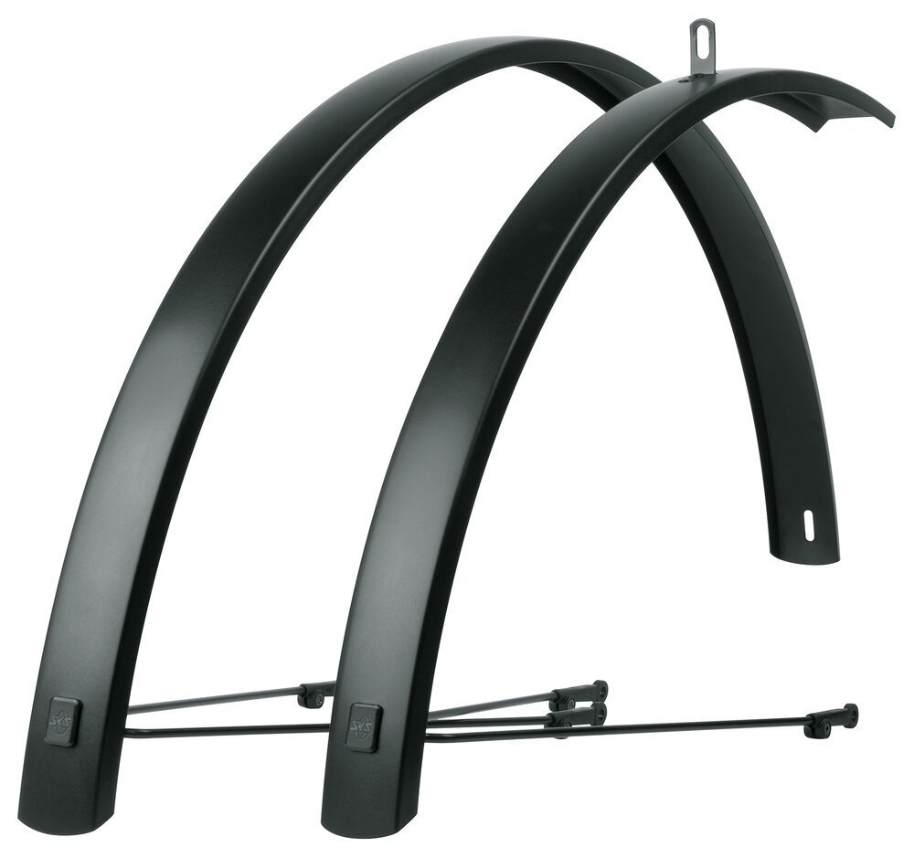 SKS Schutzblechgarnitur Edge AL 56 Aluminium 28" 56mm schwarz matt