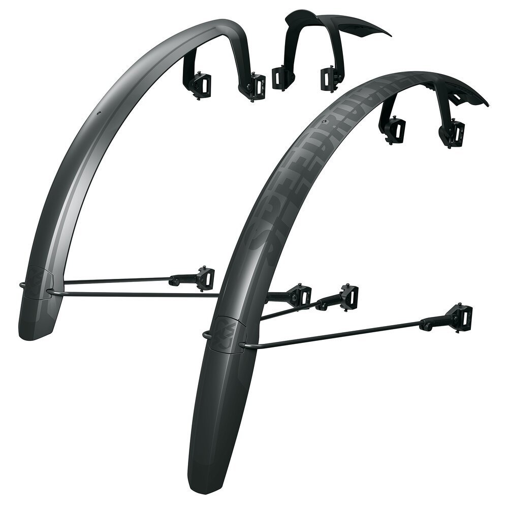 SKS Schutzblechgarnitur Speedrocker XL Kunststoff 28" 52mm schwarz